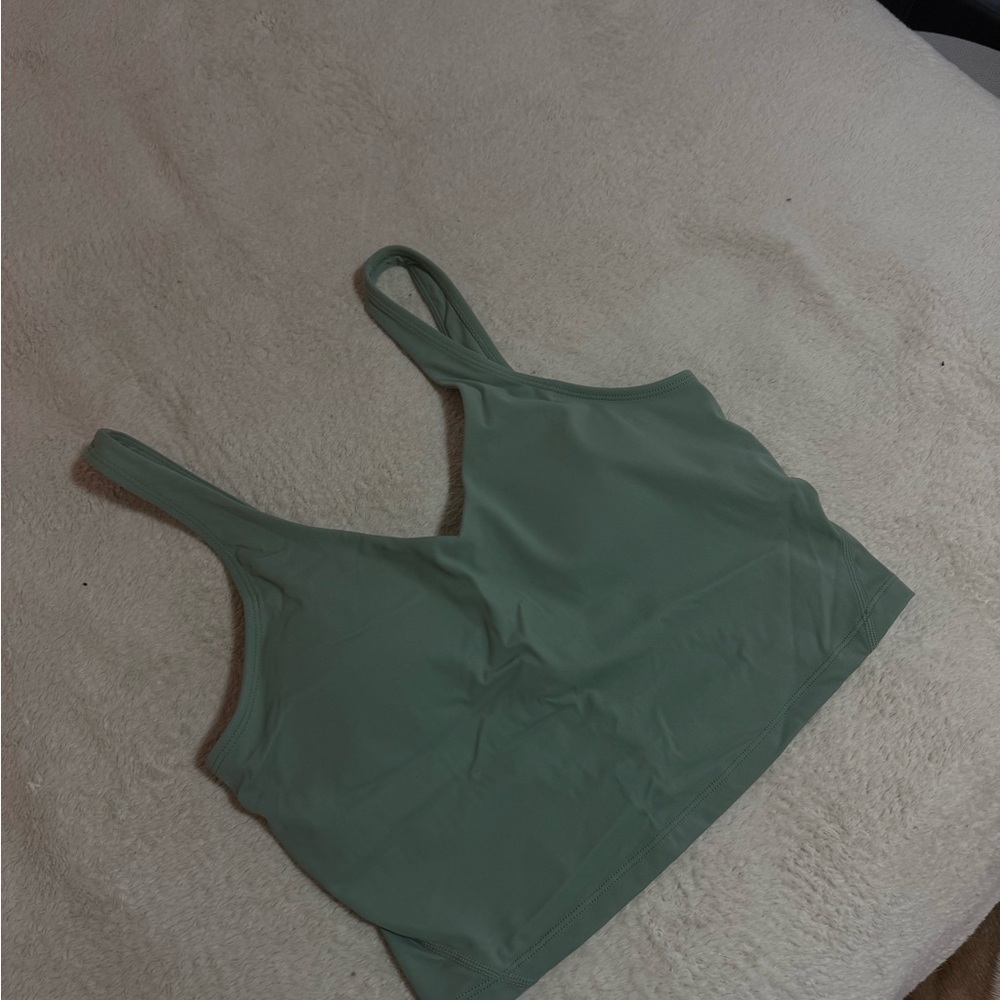 Sage Green Workout Top